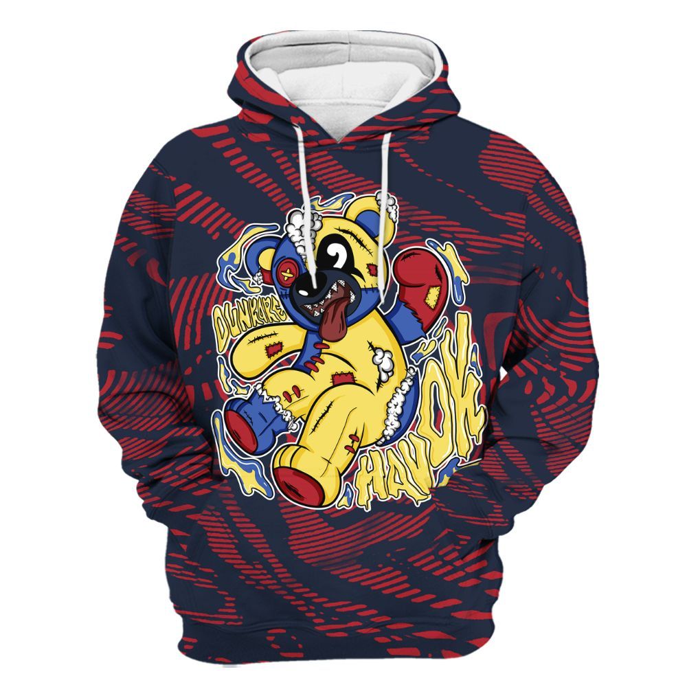 Hoodie To Match Dunk Low COJP What The 2024 - Havok Bear All Over Print