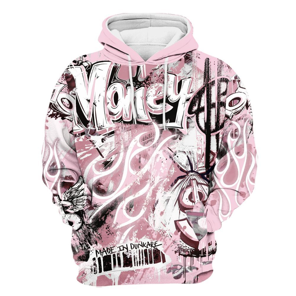 Hoodie To Match Orchid 4s - The Best Money All Over Print