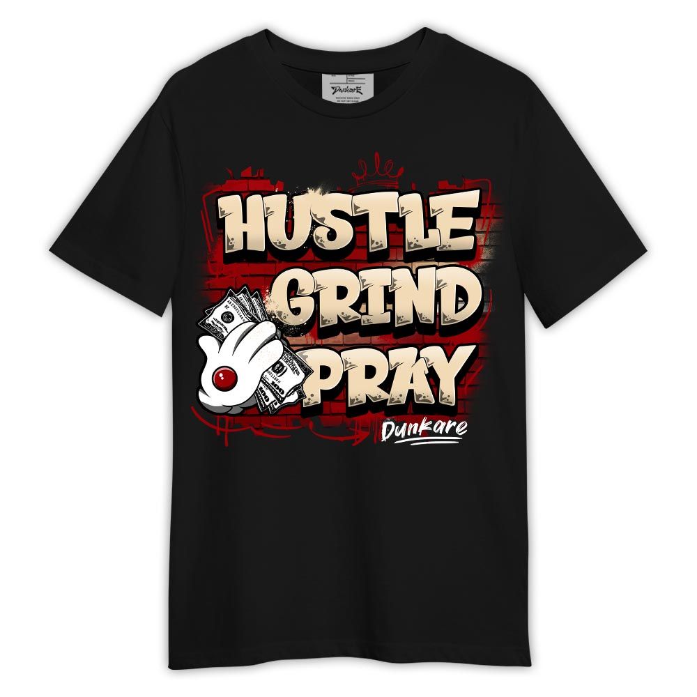 Shirt To Match Dunk Low Strawberry Waffle - Husltes Grind Pray Shirt Outfit