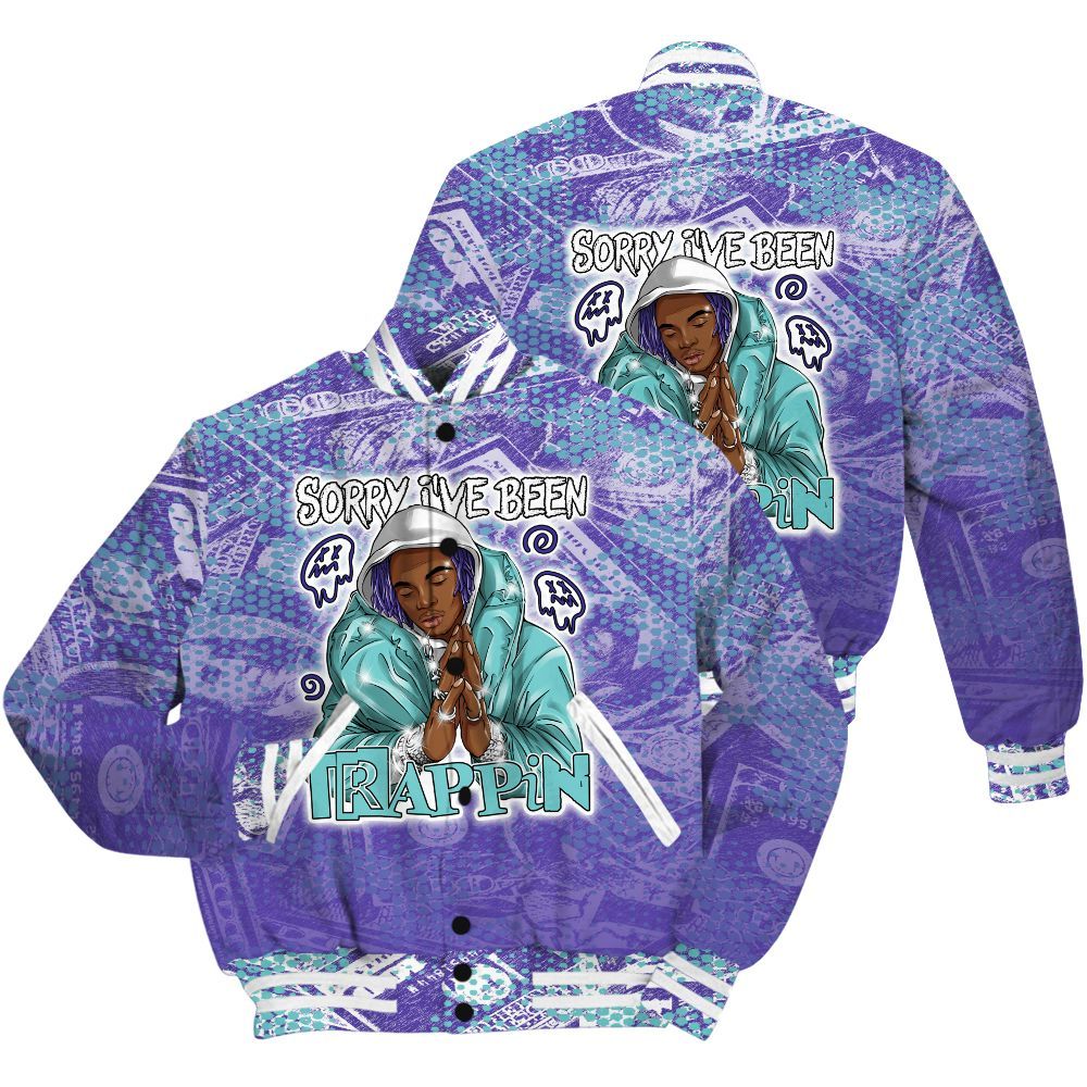 Varsity Jacket To Match Low Hornets 1s Shirt - Trappin' Banknote All Over Print