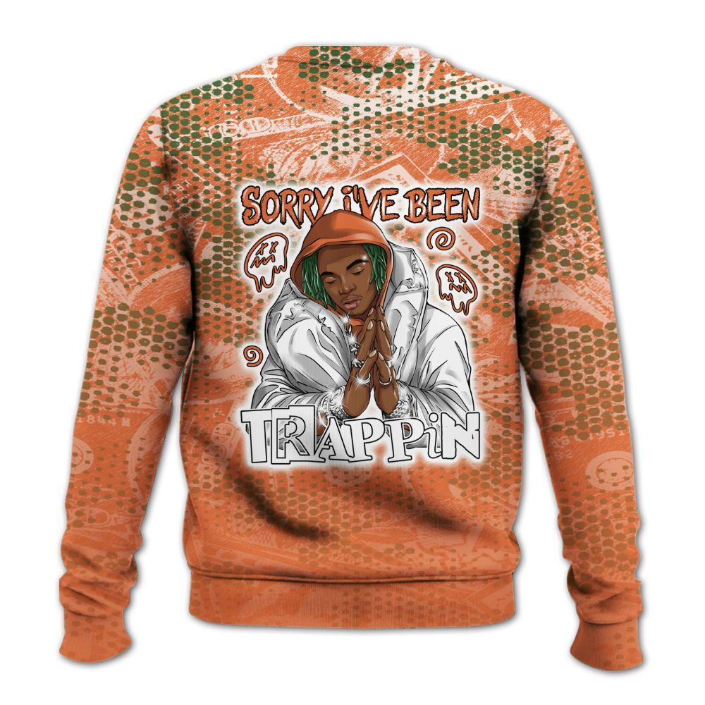 Sweatshirt To Match Low Miami 5s - Trappin' Banknote All Over Print