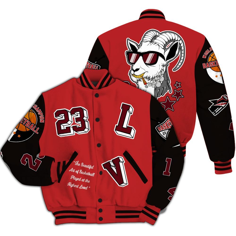 Varsity Jacket To Match Kobe 9 Elite Christmas - The GOAT Got Em Streetwear All Over Print