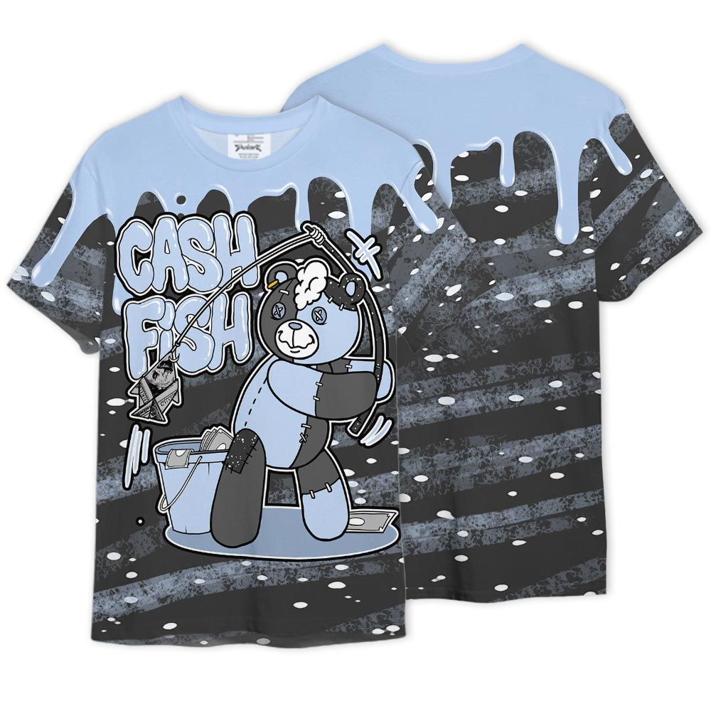 Shirt To Match Reverse Black White 6s - Moneys Fish Hugz Graphics Shirt Unisex