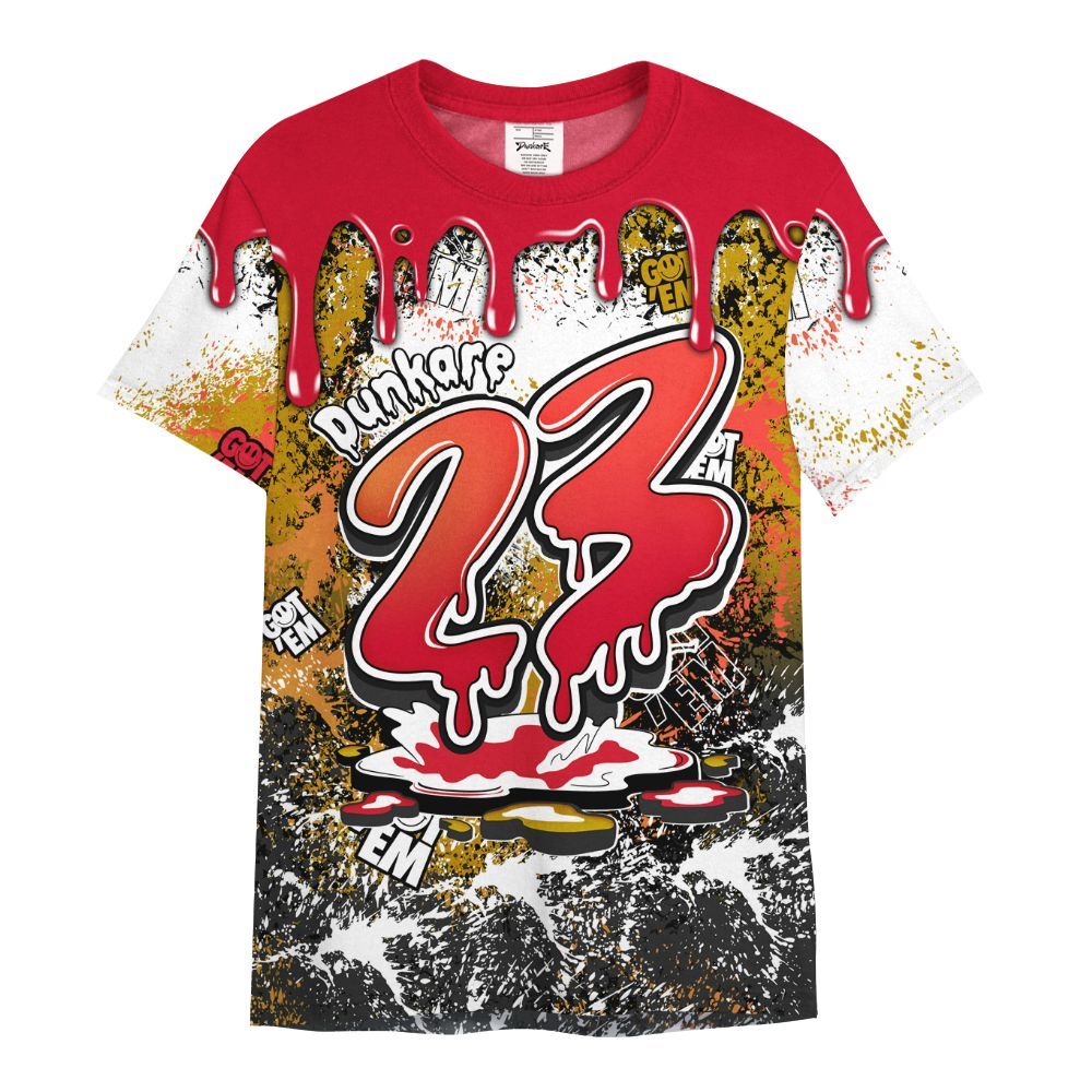 Shirt To Match Ja 3 Raptor - Dripping 23 Drip All Over Print