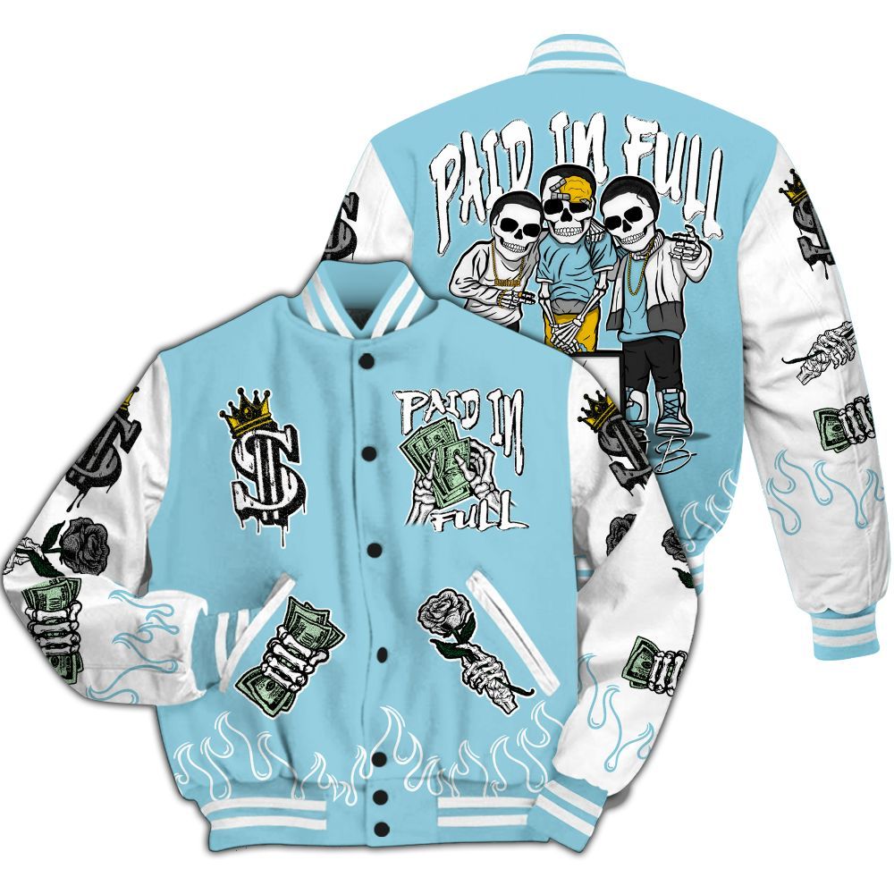 Varsity Jacket To Match Dunk High Homer Simpson - Fire Everybody Paid In All Over Print