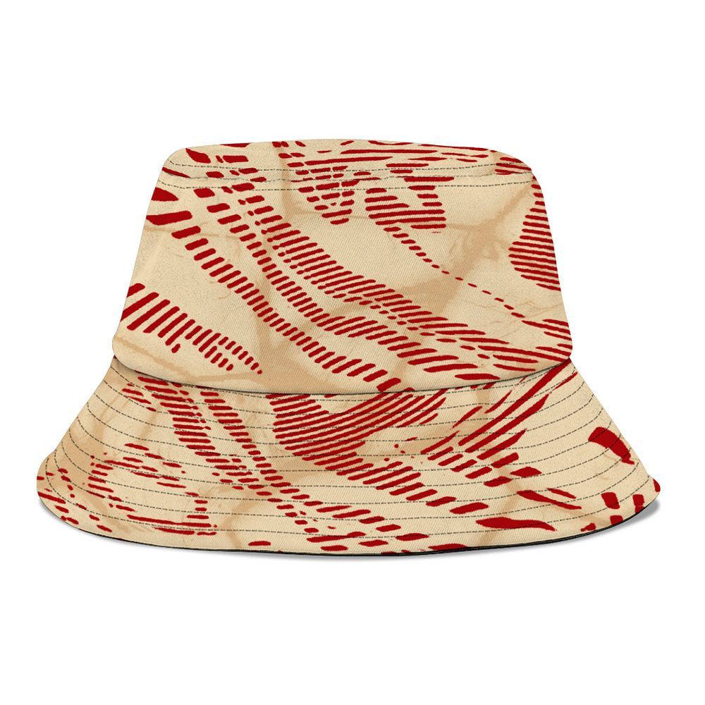 Bucket Hat To Match Dunk Low Strawberry Waffle - Havok Bear Graphic