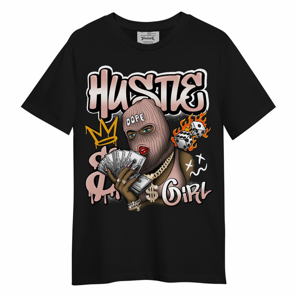 Shirt To Match Dunk Low Pink Velvet - Money Hustles Girl Streetwear Unisex Shirt