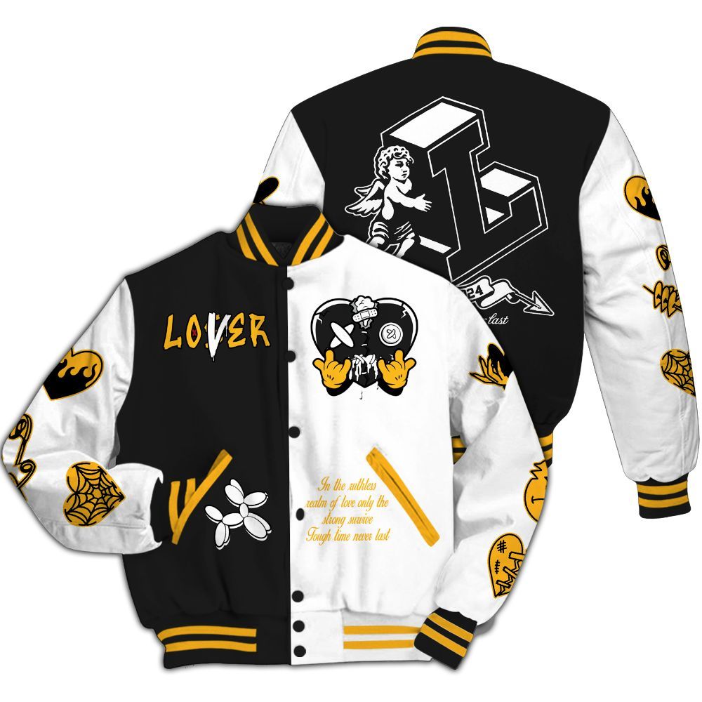 Varsity Jacket To Match White Taxi 12s - Loser Lover Heartbreak All Over Print