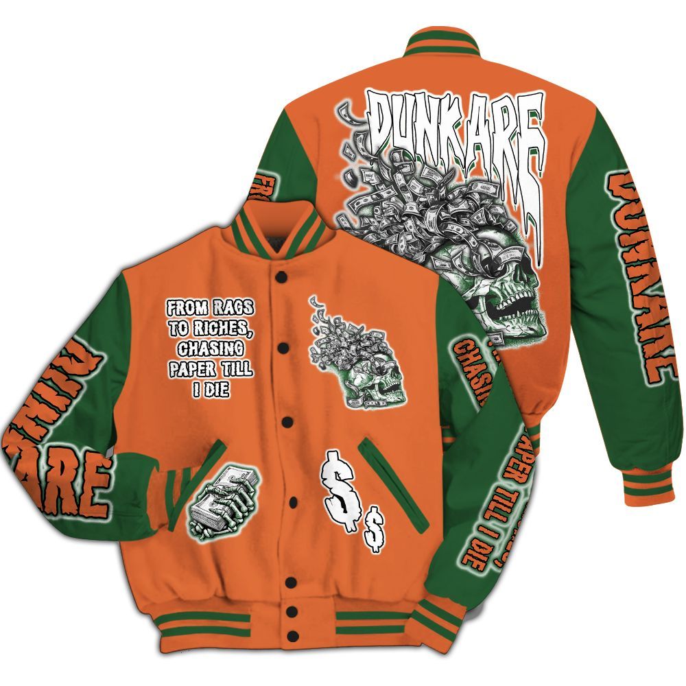 Varsity Jacket To Match Low Miami 5s - From Rags To Riches All Over Print