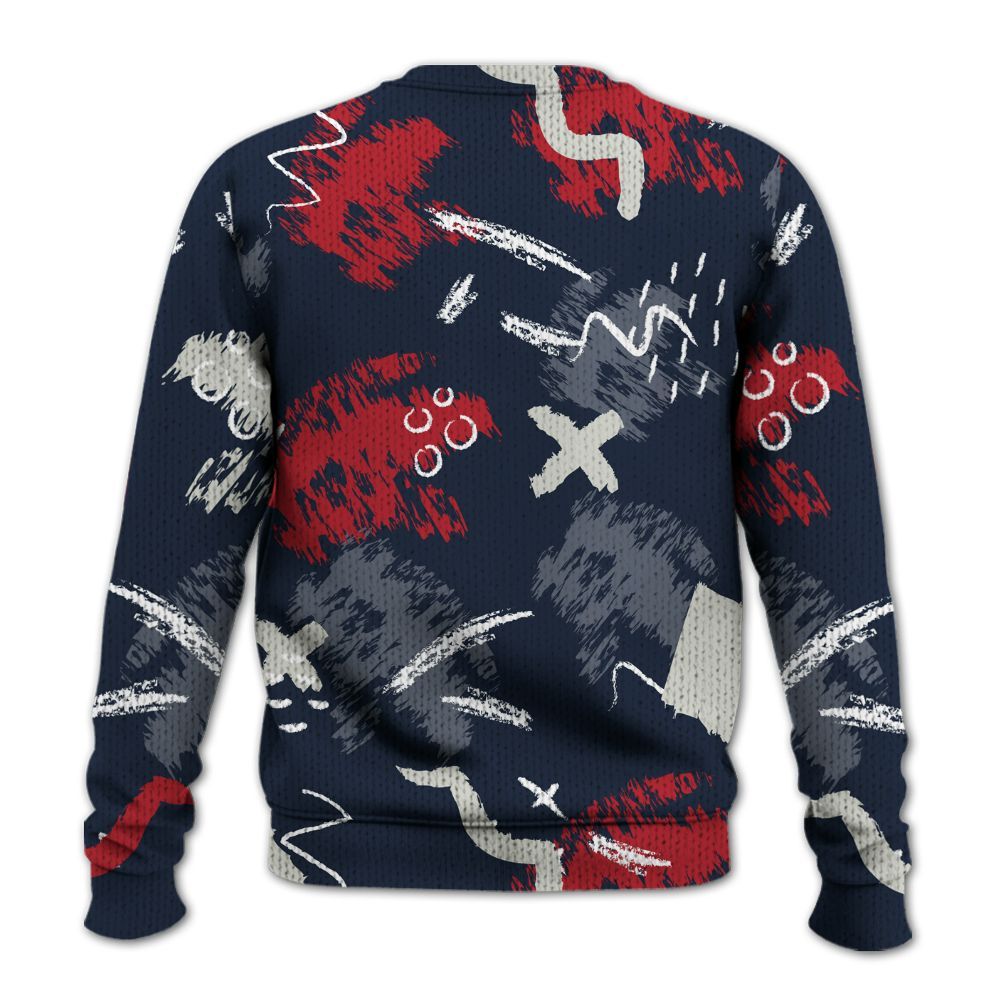 Knitted Sweater To Match Dunk Low COJP What The 2024 - Hustle Grind Pray Retro