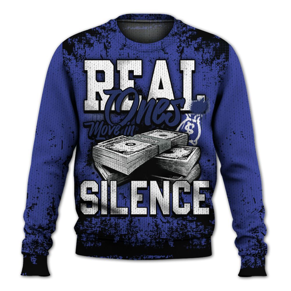 Knitted Sweater To Match Shox TL Royal - Move In Silence Money Street Retro