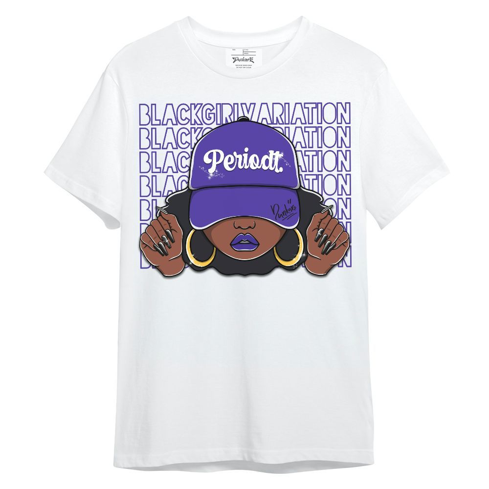 Shirt To Match Field Purple 12s - Black Girl Variation Unisex Shirt