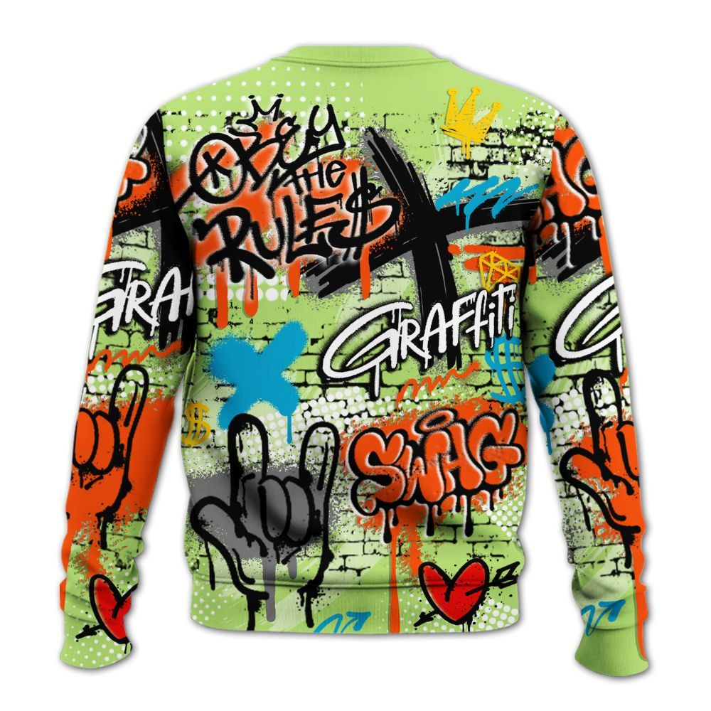 Sweatshirt To Match Kobe 9 Elite What The - True It Real Graffiti Streetwear All Over Print