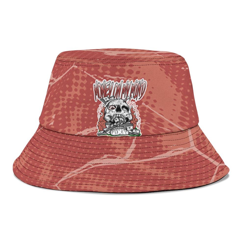 Bucket Hat To Match Dune Red 13s Graphic, MOMM Skeleton