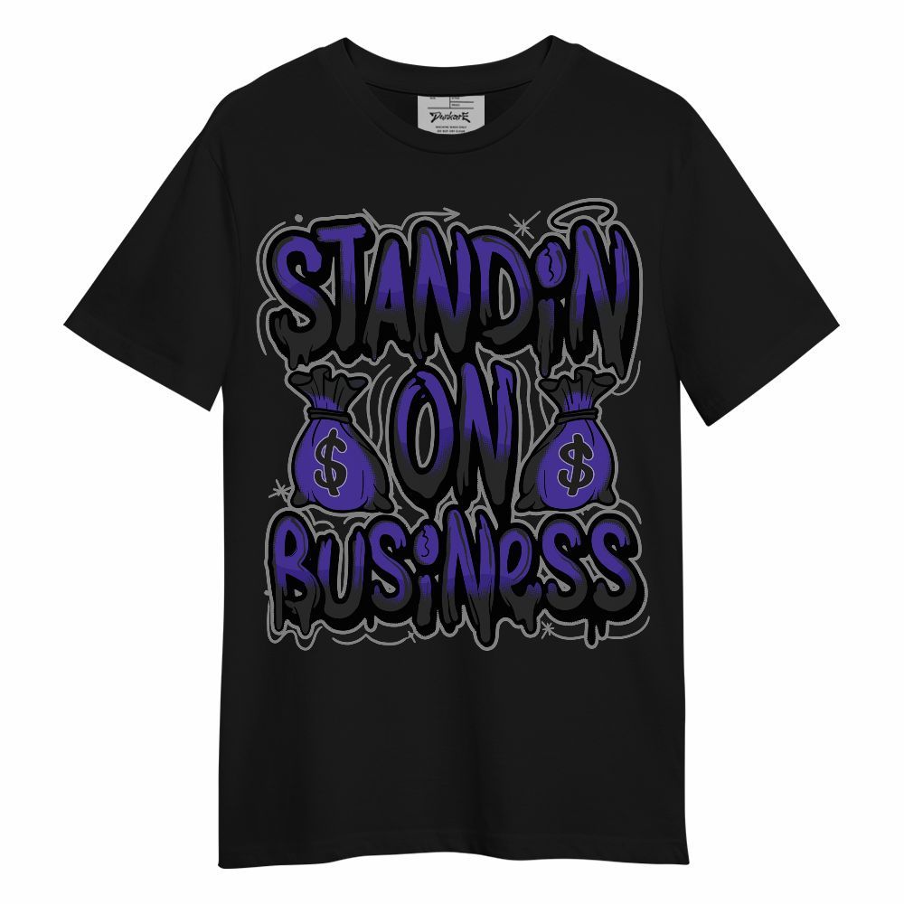 Shirt To Match Field Purple 12s - Standin' Business Graphic Unisex Shirt