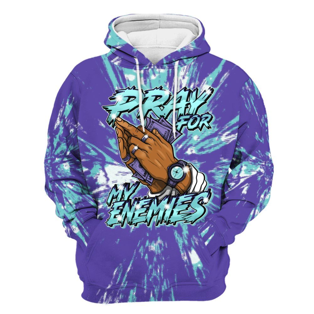 Hoodie To Match Low Hornets 1s - Prayed For Enemies Graphic Luxury All Over Print