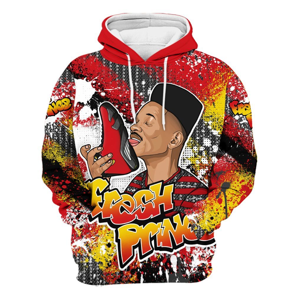 Hoodie To Match Ferrari 14s - Fresh Sneaker Lick All Over Print