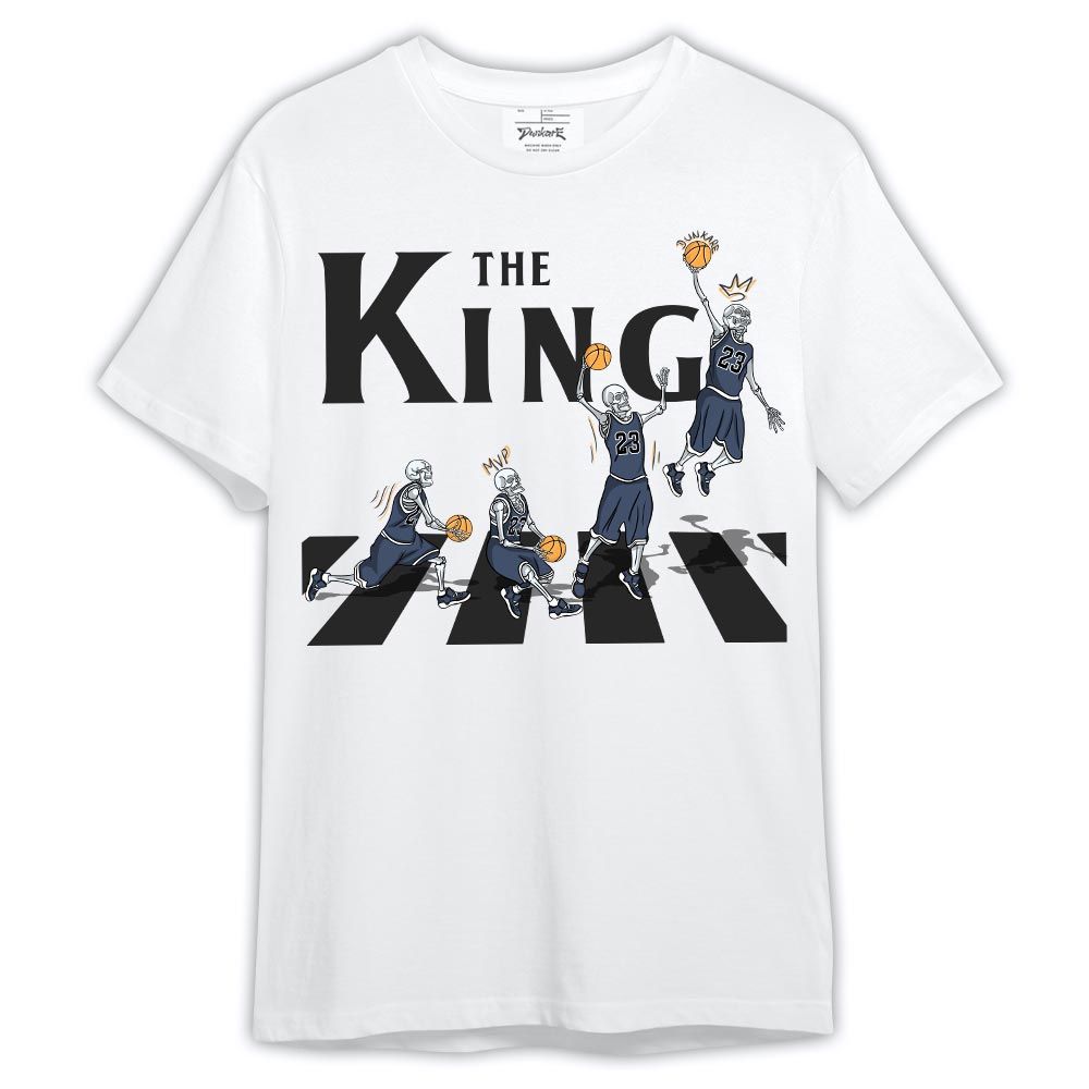 Shirt To Match Low Diffused Blue 11s - The King Basketball Shirt Outfit 0605 TCD