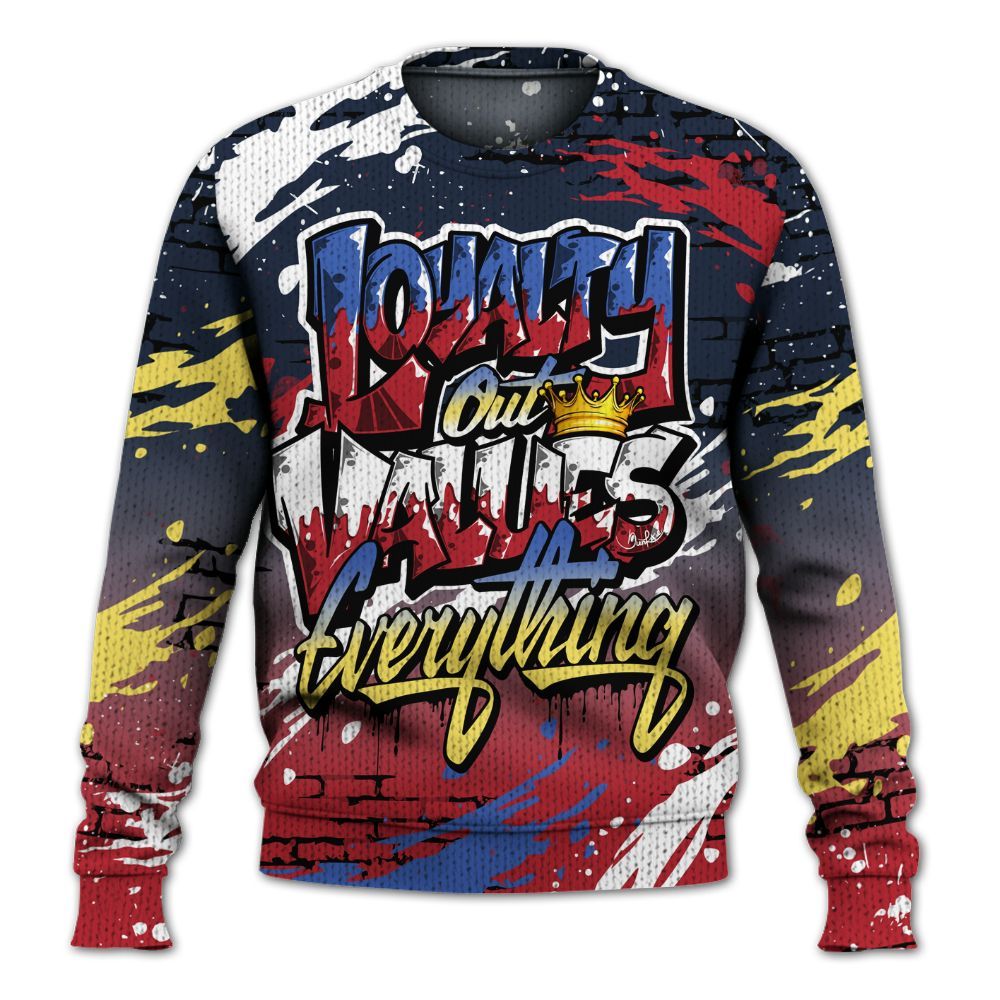 Knitted Sweater To Match Dunk Low COJP What The 2024 - Values Of Loyalty Drip