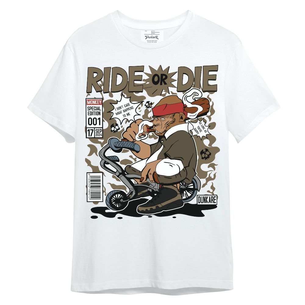 Shirt To Match Olive 9s - Monkey Rider Sneaker Unisex Shirt