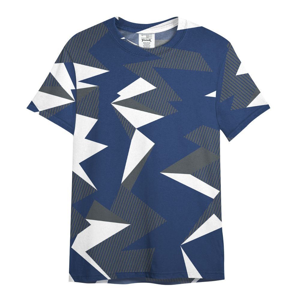 Shirt To Match Retro Flint 13s - Geometric Camouflage Pattern All Over Print