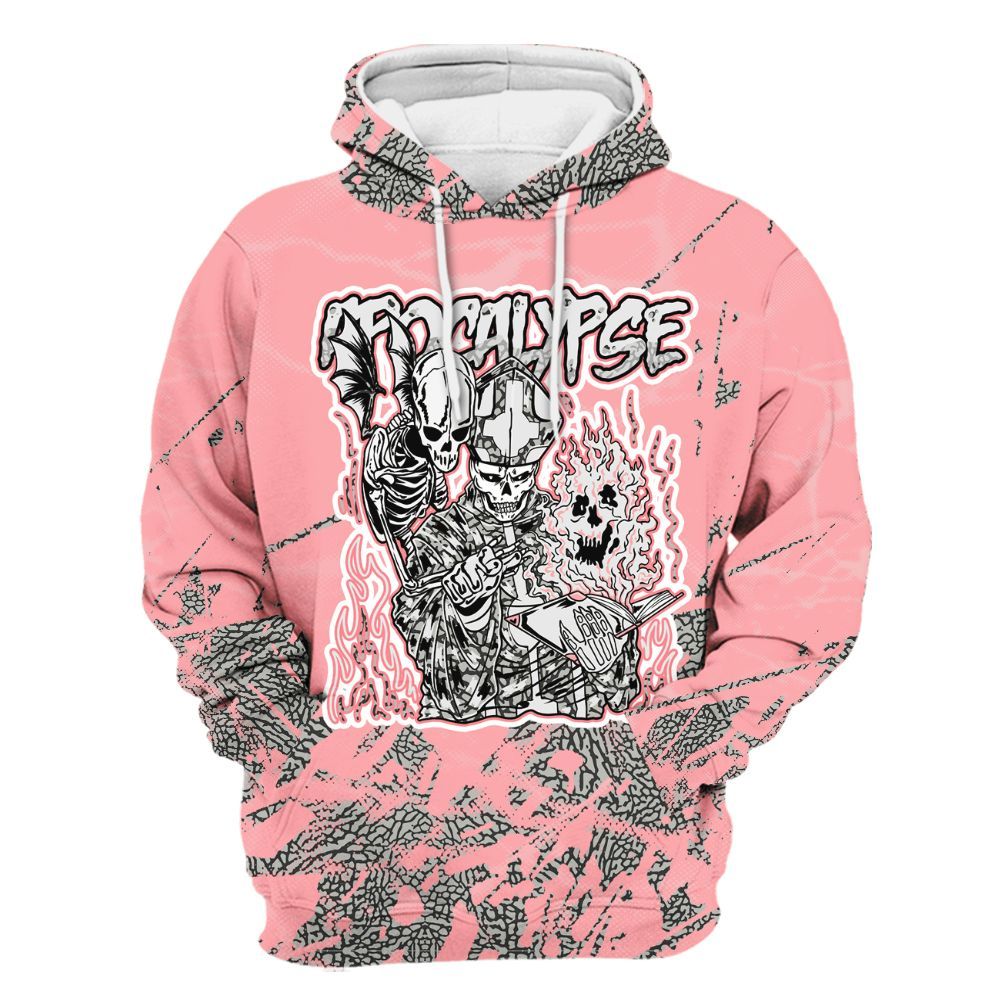 Hoodie To Match Retro Wings 3s - Apocalypse Skeleton Profound All Over Print
