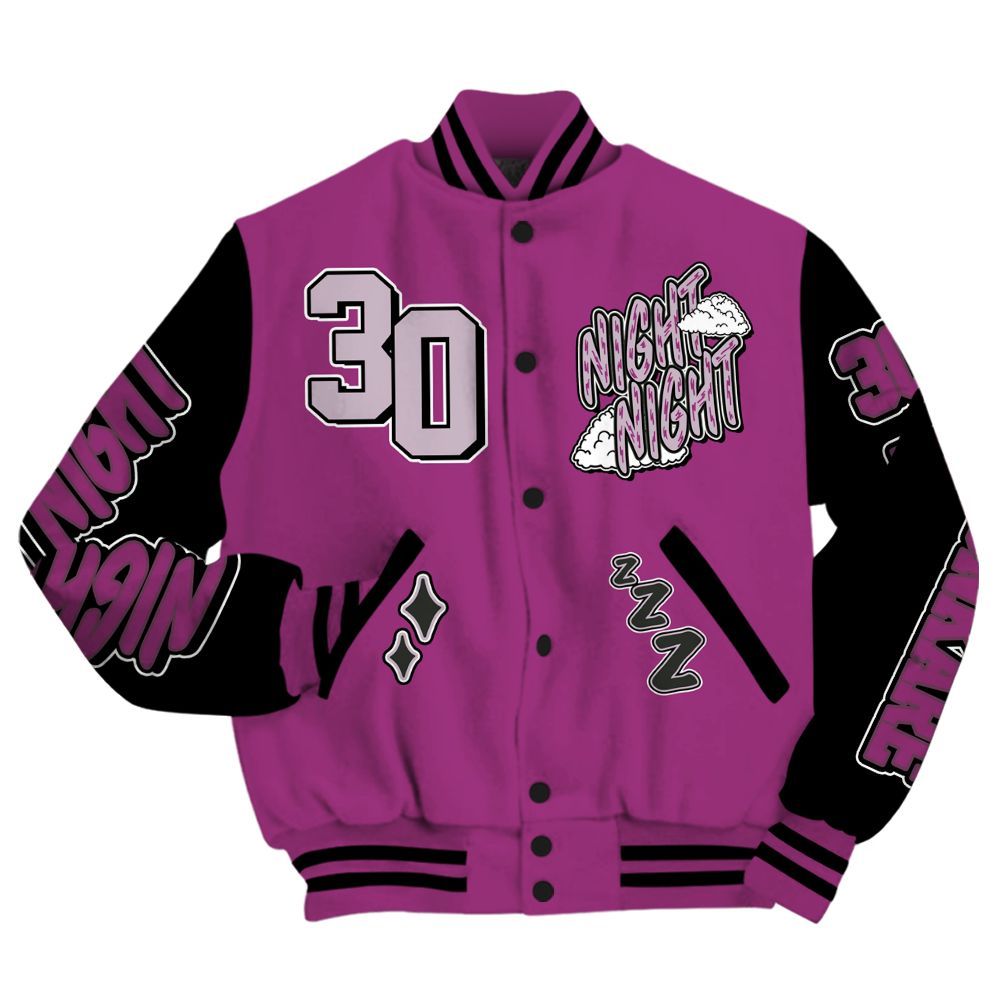 Varsity Jacket To Match Air Max Sunder Gore Tex Bold Berry - Seeya Skeleton All Over Print