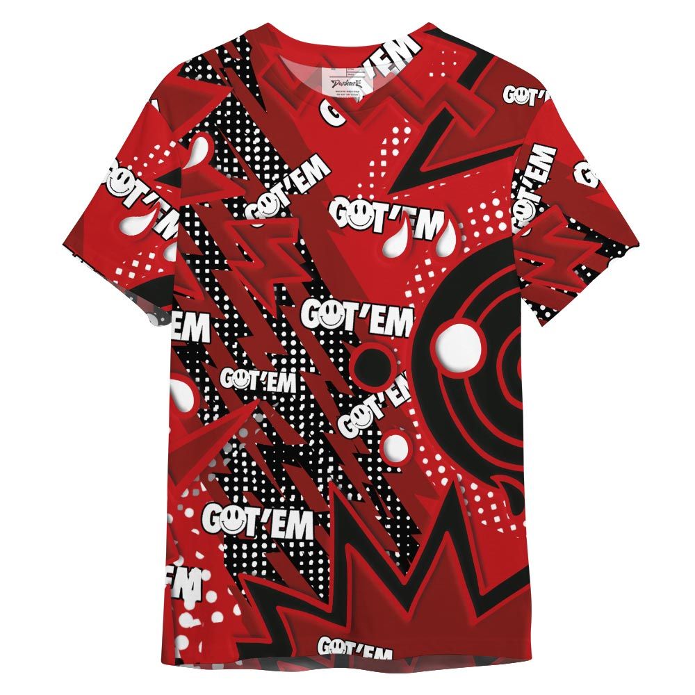 Shirt To Match Shirt Streetwear Retro Vintage 90s, Bred Reimagined 4s T-- To Match Sneaker Bred Reimagined 4s Graphic Tee NCT