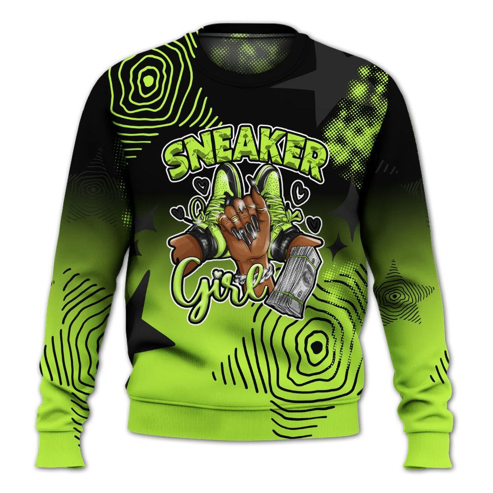 Sweatshirt To Match Air Force 1 Low Dance Volt - Sneakerz Girlz Unique Starz All Over Print