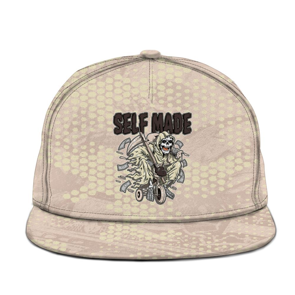 Snapback To Match A Ma Maniere X Fossil Stone 4s - Self Make Skeleton Banknotes Art Graphic