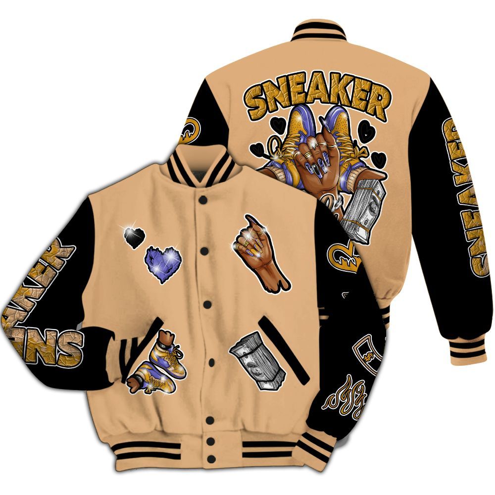 Varsity Jacket To Match SE Afrobeats 7s - Sneakerz Girlz All Over Print