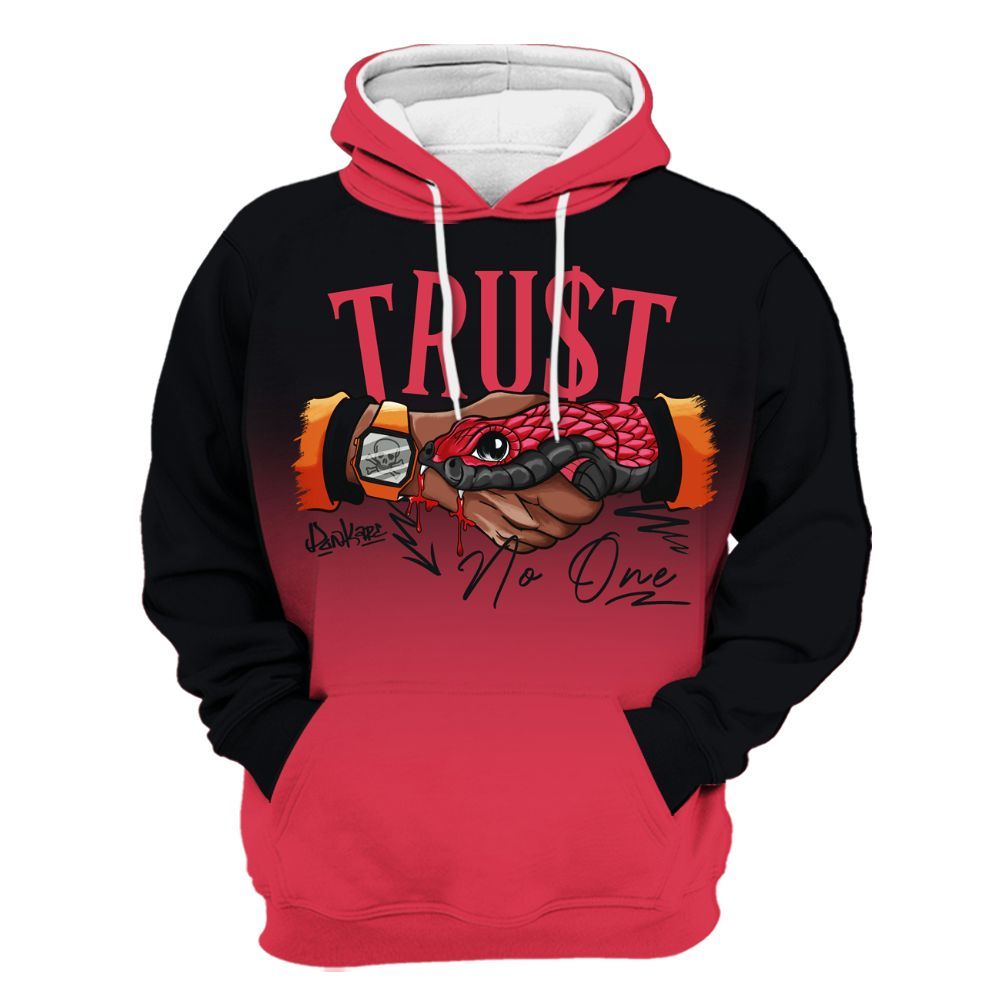 Hoodie To Match Air Max Portal Bright Ceramic - Snake Trust No One Drip All Over Print