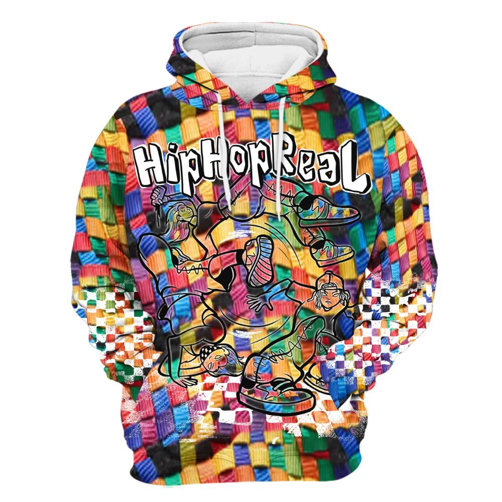 Hoodie To Match Air Rainbow Weave - Feel Life Street Style All Over Print