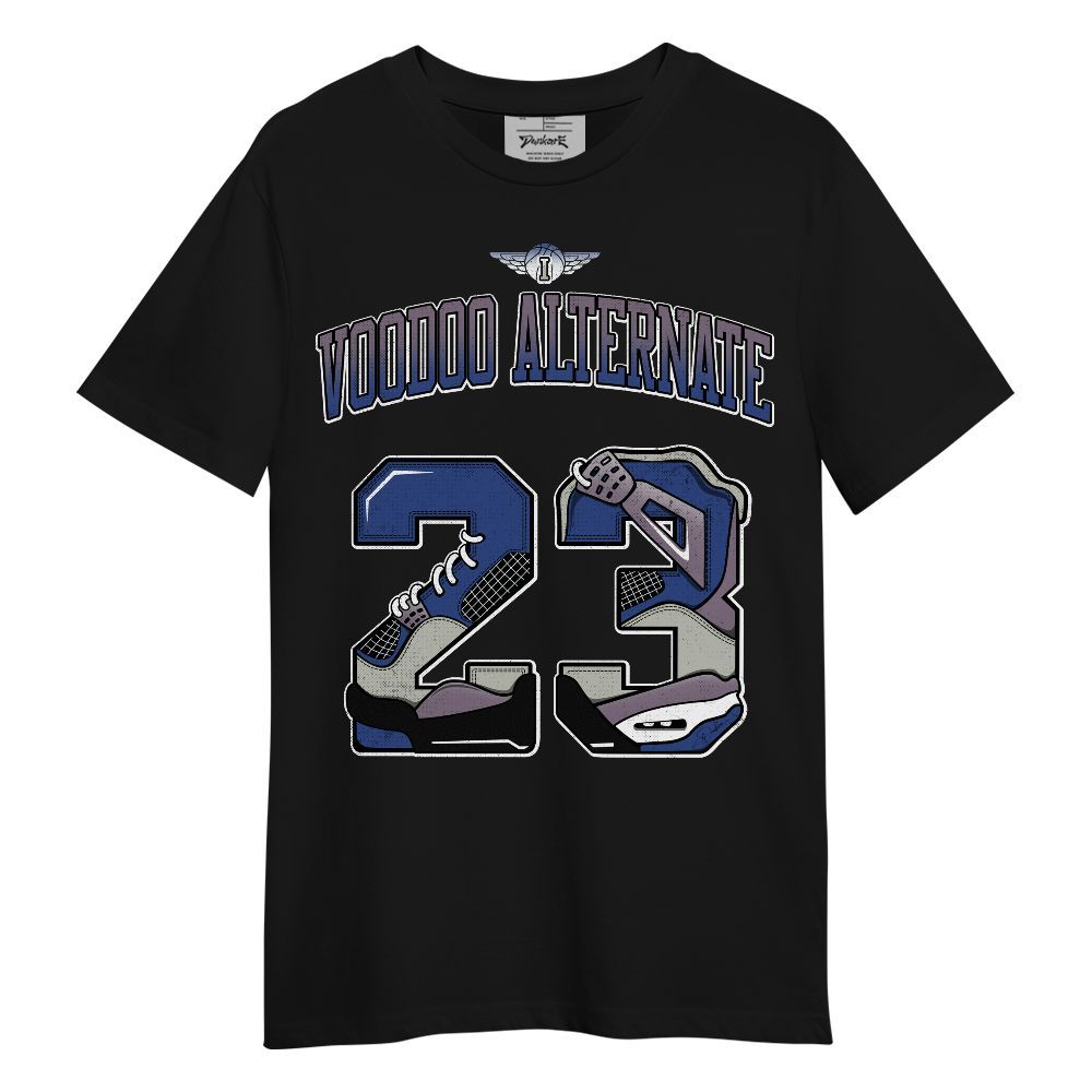 Shirt To Match Low OG Voodoo Alternate 1s - Number 23 Dirty 4s Graphic