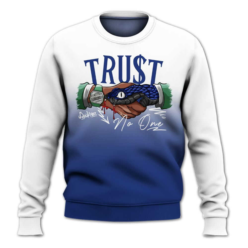 Sweatshirt To Match Dunk Low Tennis Classic - Snake Trust No One Drip All Over Print
