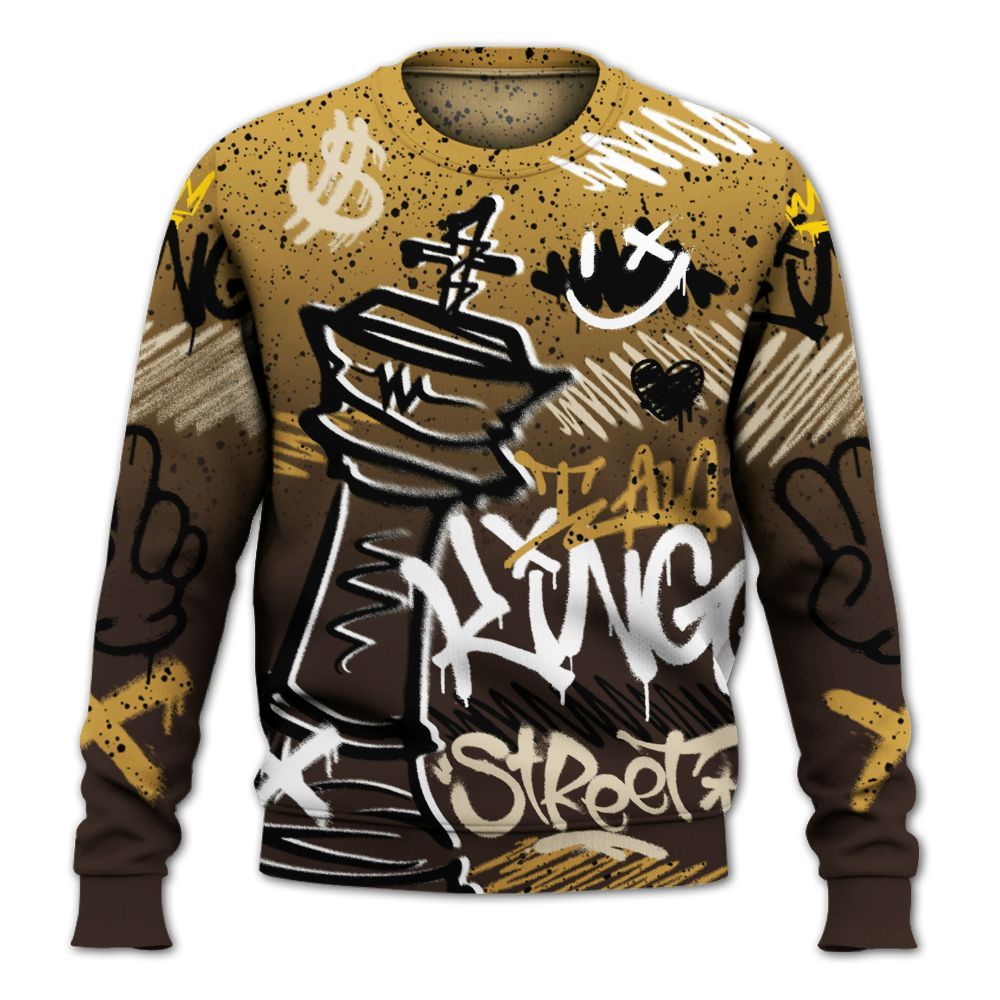 Sweatshirt To Match 2025 Retro Earth 5s - Street King Chess Streetwear All Over Print