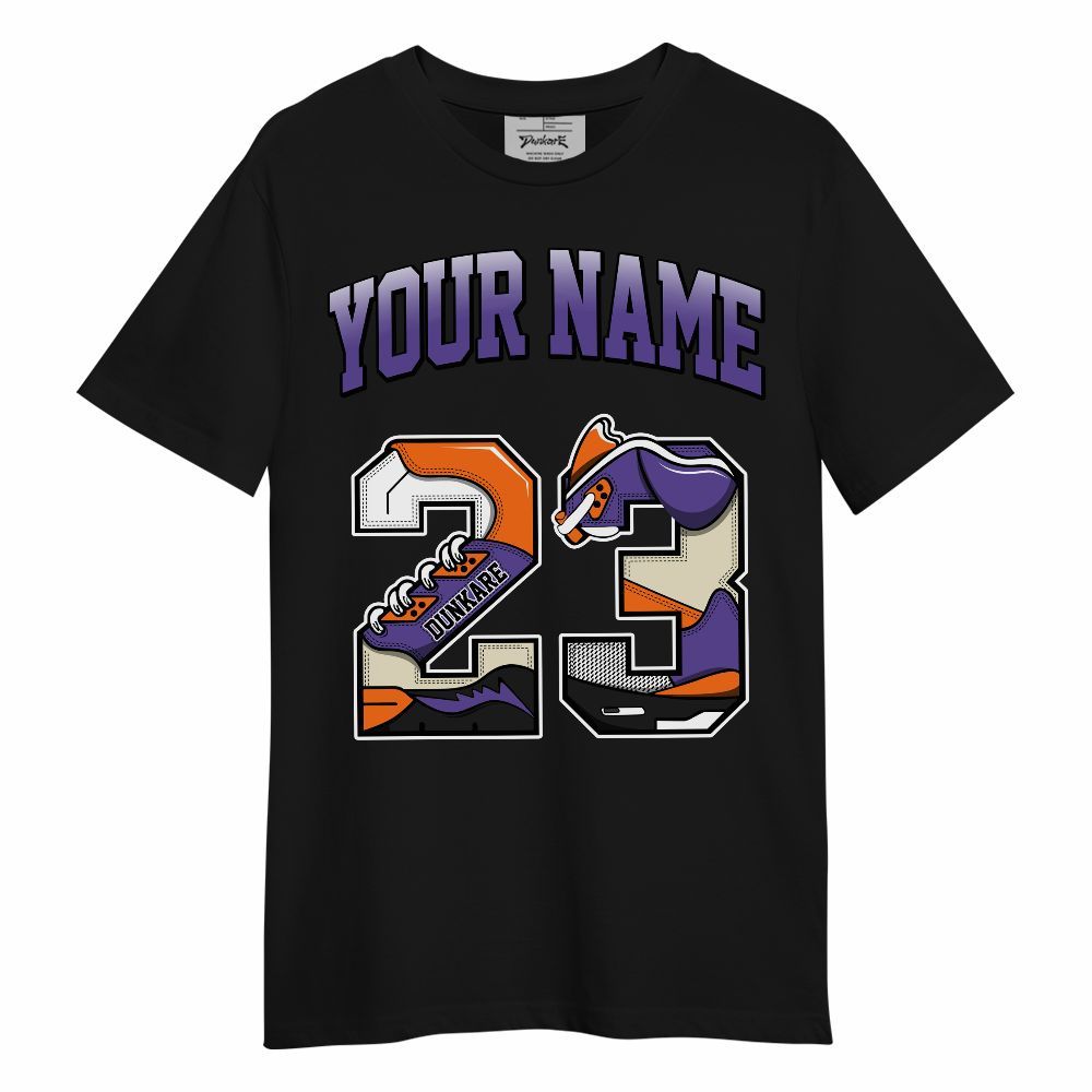 Shirt To Match Air Max Waffle SP Voltage Purple Custom Name Number 23 5s Unisex Shirt