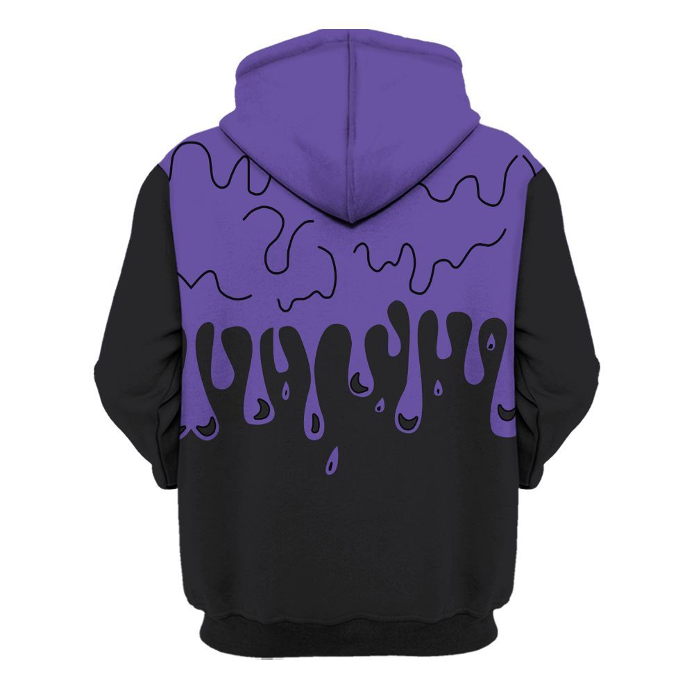 Hoodie To Match Air Max Waffle SP Voltage Purple - Snake Trust No One Drip All Over Print