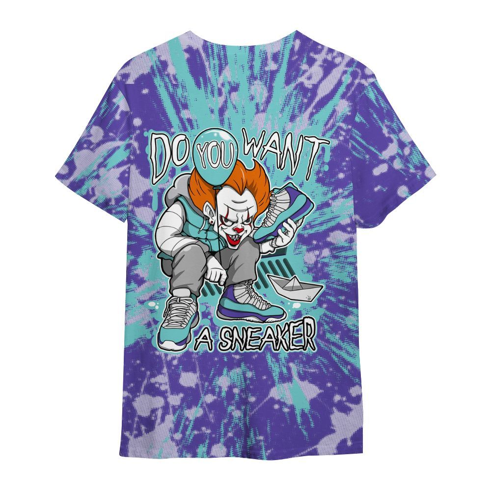 Shirt To Match Low Hornets 1s - Clown Scary Sneakers Graphic Halloween All Over Print