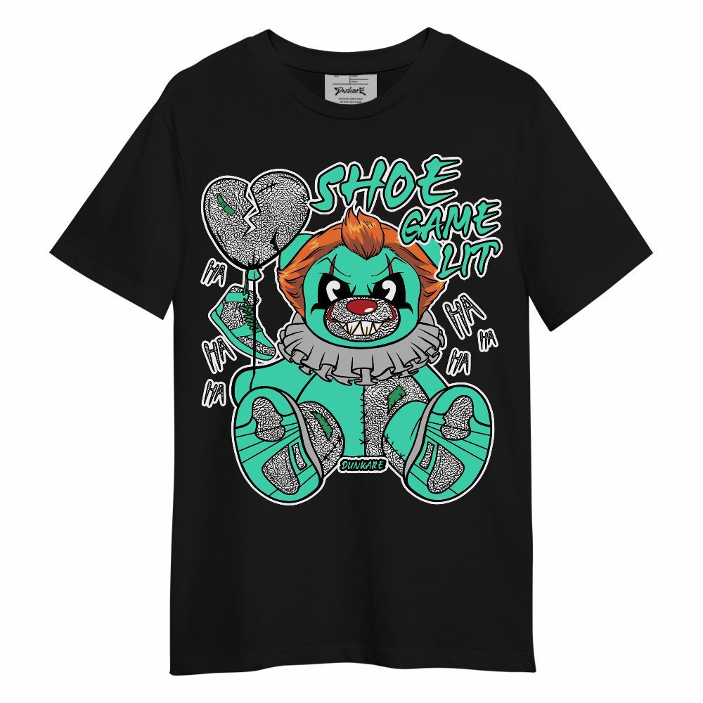 Shirt To Match Black Green Glow 3s - Shoe Game Bear Unisex Shirt