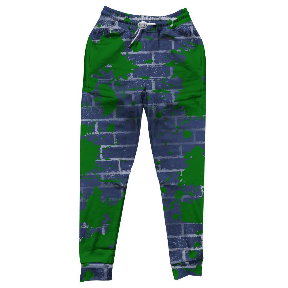 Sweatpant To Match Midnight Navy 13s - Brick All Over Print