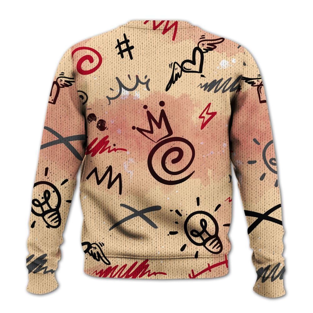 Sweater To Match Retro Pizza GS 4s - Drip Been Di2ferent Graphic