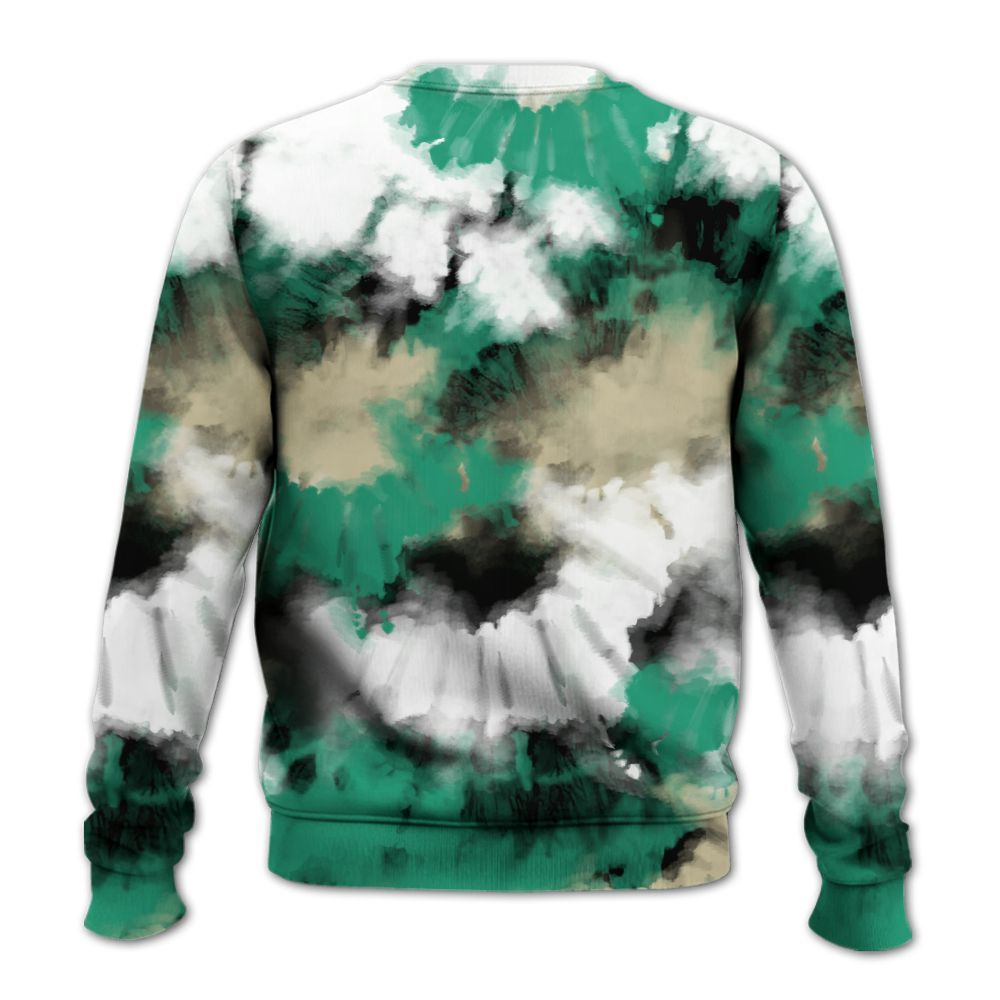 Sweatshirt To Match Pine Green 4s - Tie Dye FK Around Find Out All Over Print
