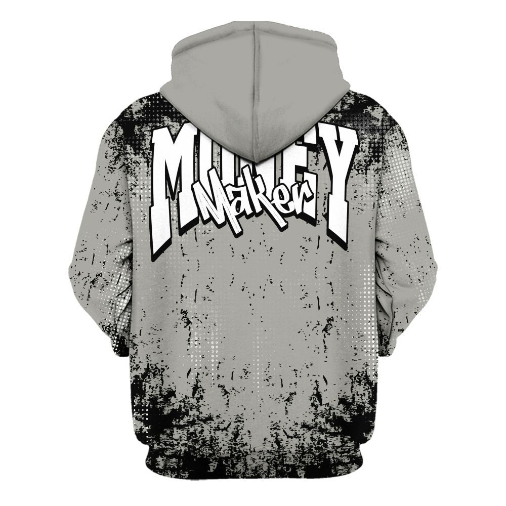 Hoodie To Match High Satin Shadow 1s - Move In Silence Money Street Retro All Over Print