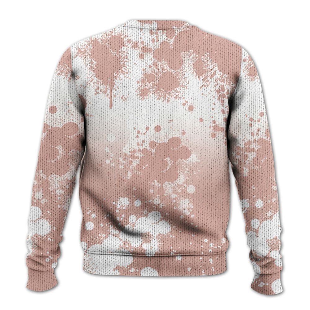 Knitted Sweater To Match Dunk Low Pink Velvet - God Blessed Ink Drip