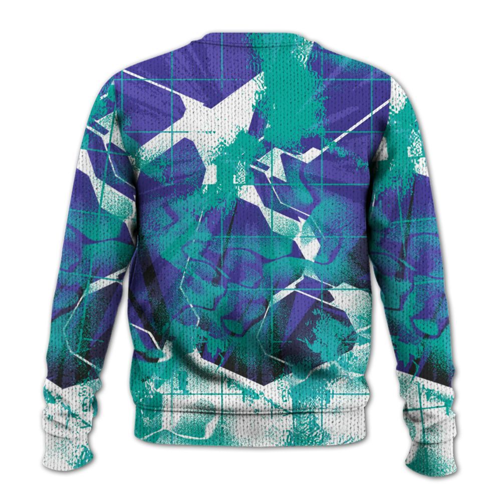 Sweater To Match Retro Grape 5s - God Blessed Graphic