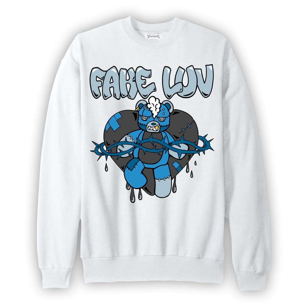 Sweatshirt To match Powder Blue 9s Sweatshirt - False Romance Hugz Graphic