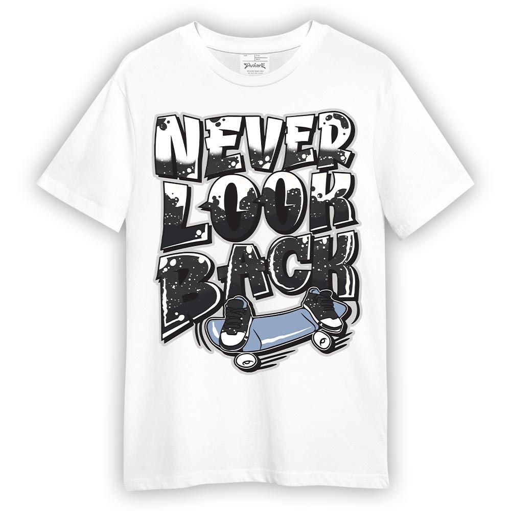Shirt To Match Reverse Black White 6s - Never Looking Back Graphic Shirt Unisex