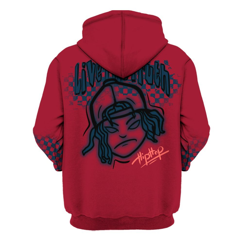 Hoodie To Match Mid Multi Color 2022 1s - Feel Life Street Style All Over Print