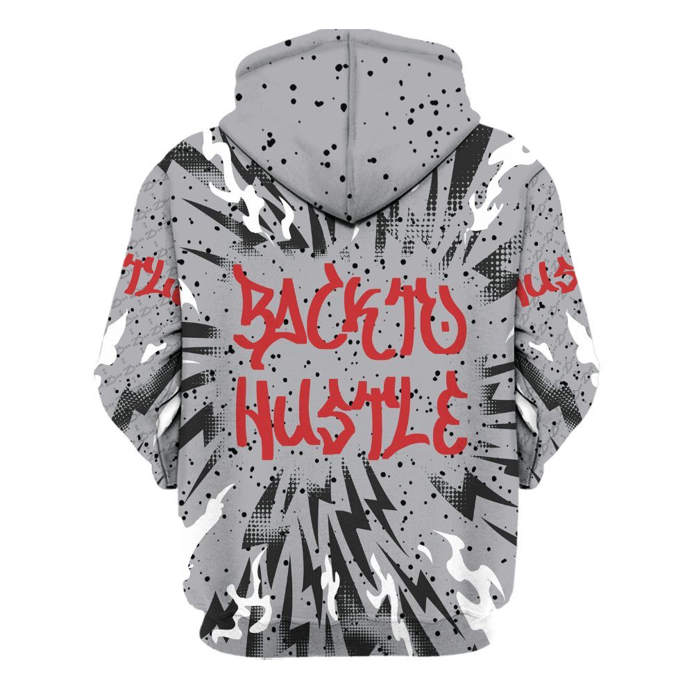 Hoodie To Match White Cement 4s - Bruh We Back Bear All Over Print